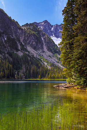 Mt Stuart above Stuart Lake