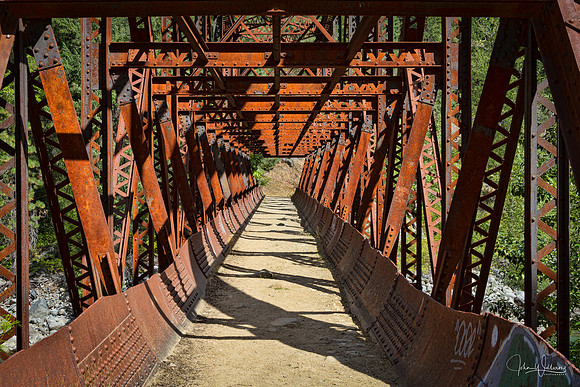 Old Rusty Aquaduct Bridge