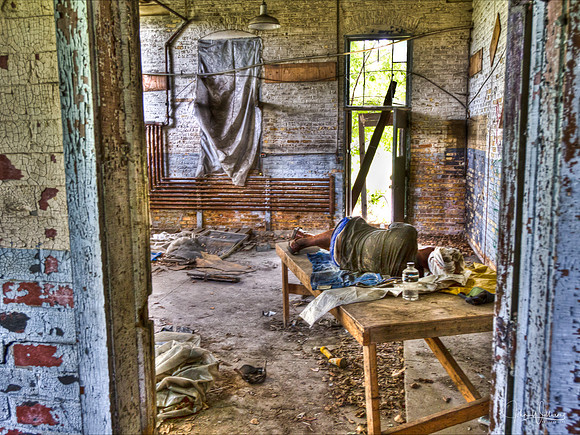 Abandoned Building - Room in use