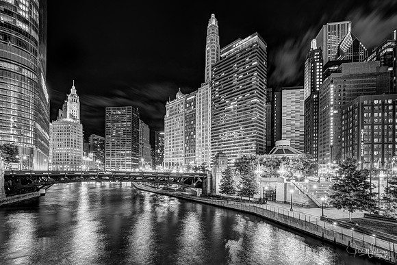 Chicago River Skyline