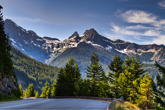Looking to North Cascades National Park