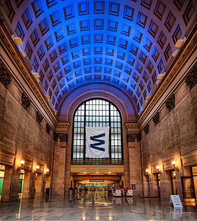 Cubs Blue at Chicago Union Station