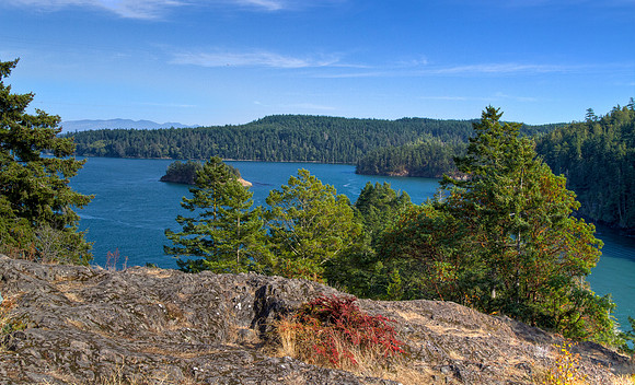 View towards Deception Pass State Park