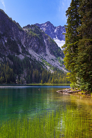 Mt Stuart above Stuart Lake
