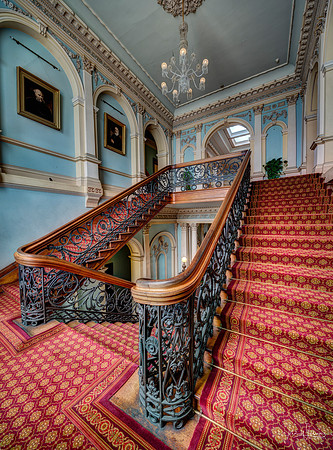 Staircase at Werribee Mansion