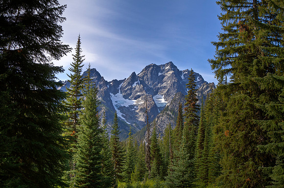 Mt. Stuart view along the trail