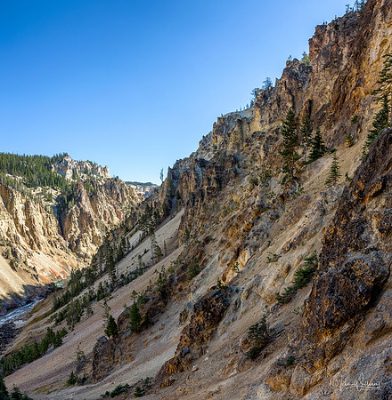 Walls of Yellowstone Canyon