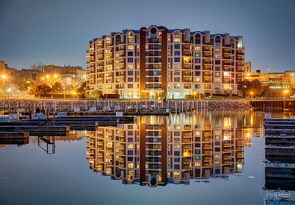 Winter Still Water Reflections