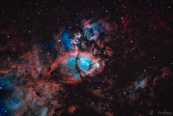 NGC896 Fish Head Nebula RGBSHO TRAC