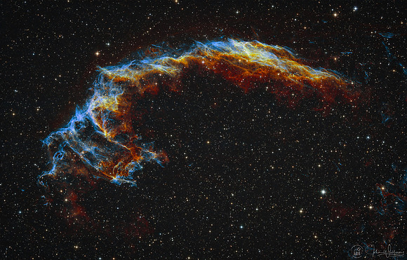 NGC6992 Eastern Veil Nebula V2 RGBSHO TRAC