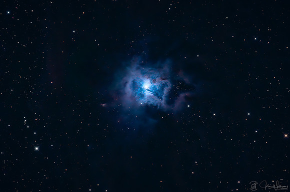 NGC7023 Iris Nebula LRGBO Crop TRAC