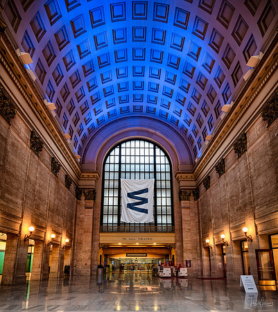 Cubs Blue at Chicago Union Station