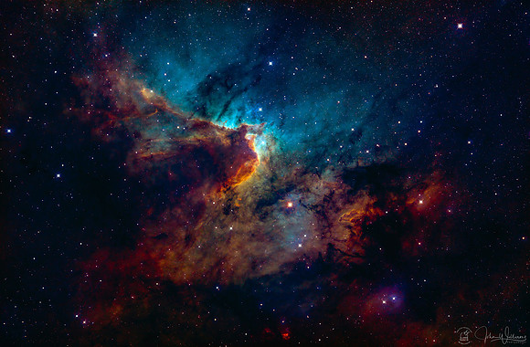 Sh2-155 Caldwell 9 The Cave Nebula - TRAC-SHO